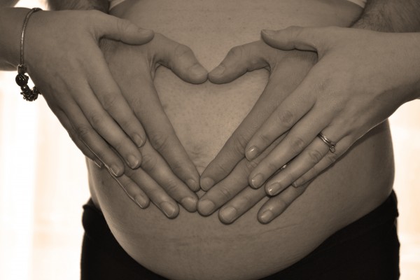 Erica's bump 014 sepia
